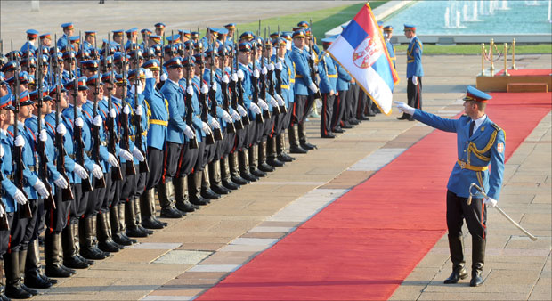 ПРИПРЕМЕ ЗА ИНАУГУРАЦИЈУ ВУЧИЋА: Боже правде и трубачи светским лидерима 